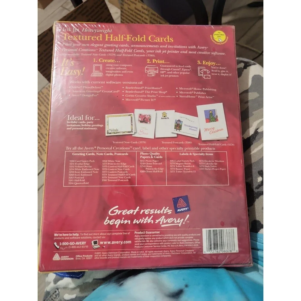 Avery product pack